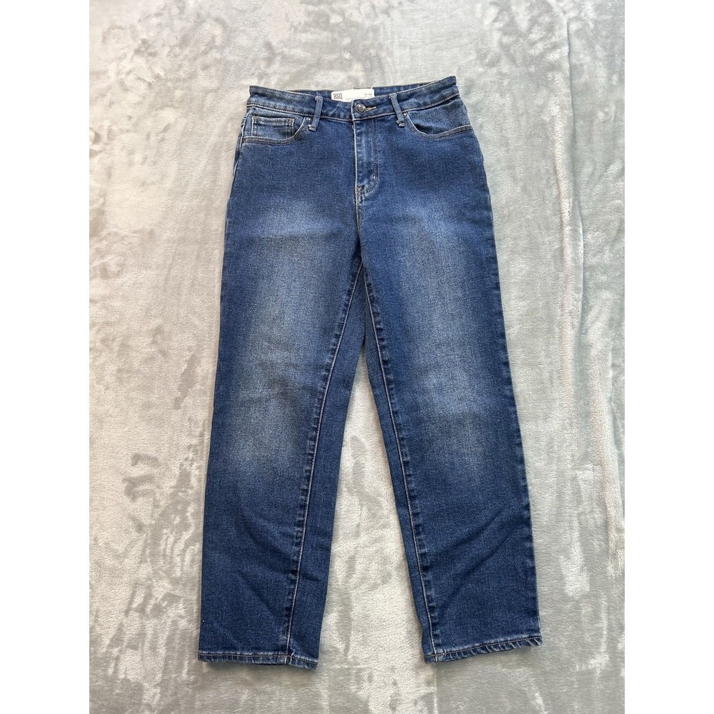 RSQ Jeans Womens Sz 7/28 Blue High Rise Straight Leg Faded Ladies Casual Pants